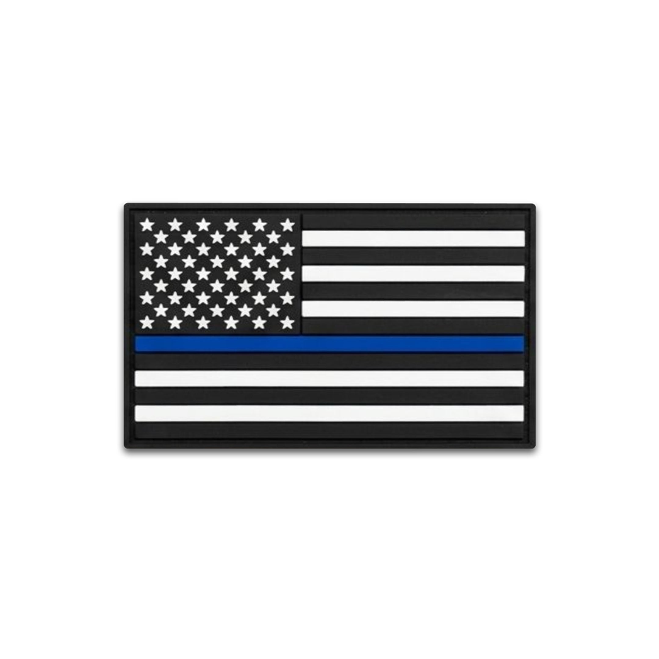 Thin Blue Line Flag - PVC Patch (5pk)